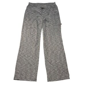Kuhl Mova Wide Leg Cargo Pants Gray Space Dye Knit Outdoor Hiking Womens 8 Reg